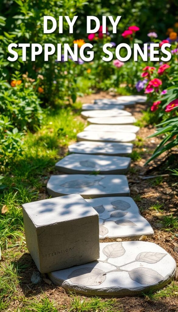 DIY Concrete Stepping Stones