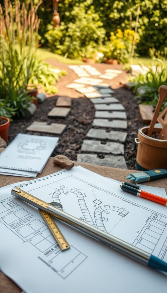 DIY walkway project planning