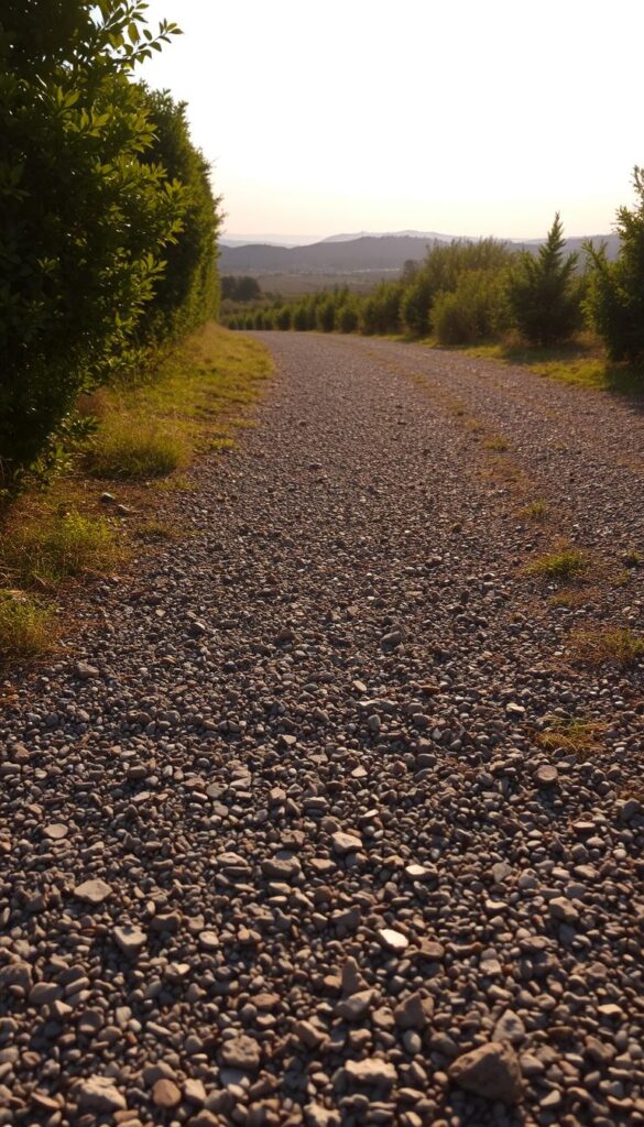 crushed granite path