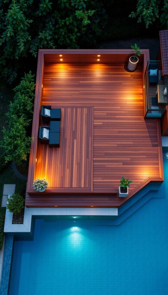 custom pool deck