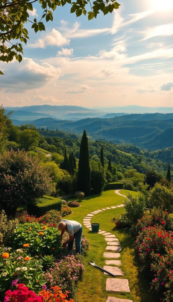 hillside garden maintenance
