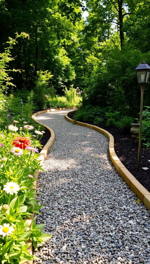 mulch pathway ideas