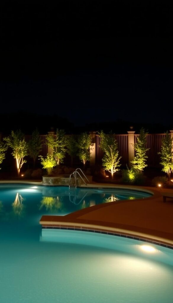 pool area lighting